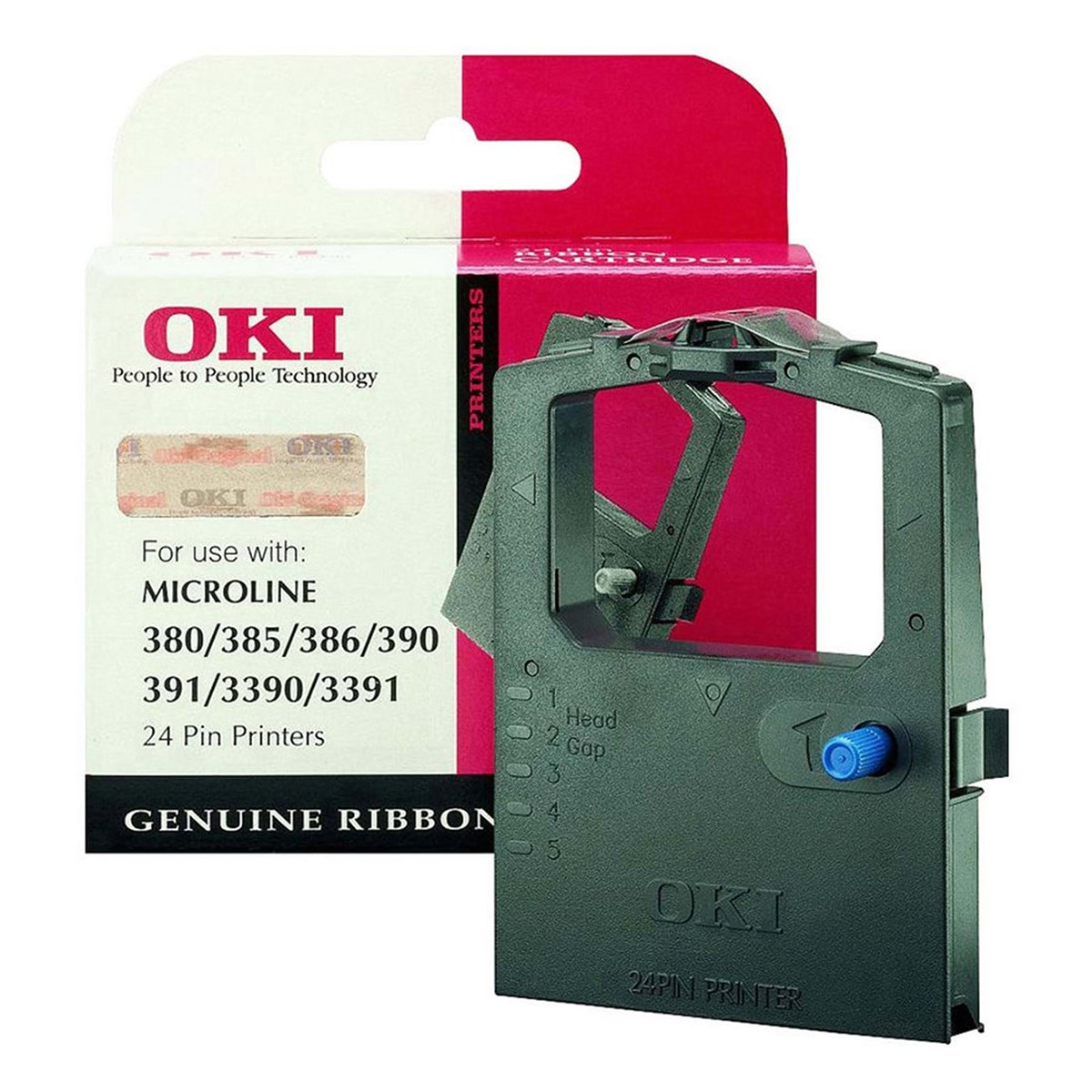 Oki ml-380-390-391-3390-3391 yazıcı şerit 01108702