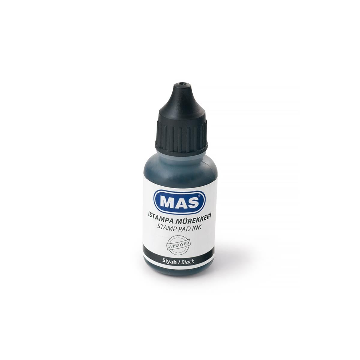 Mas Istampa Mürekkebi 20ml Siyah 462