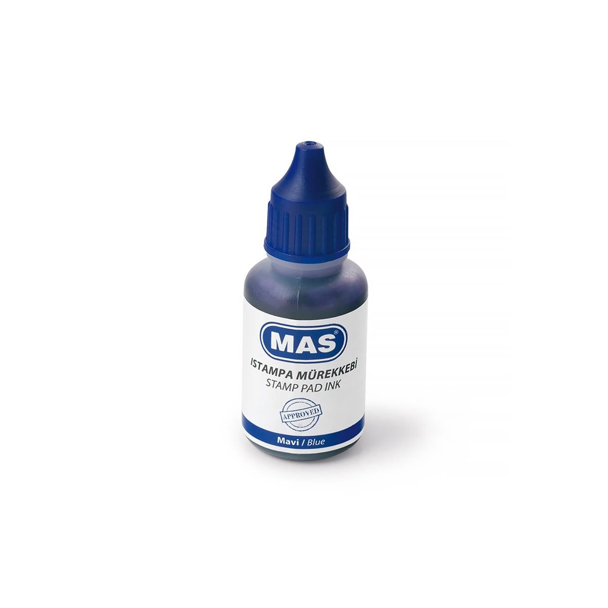 Mas Istampa Mürekkebi 20ml Mavi 463