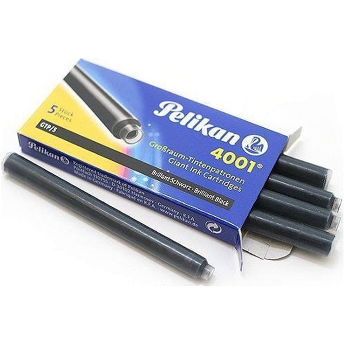 Pelikan Kartuş Dolmakalem Siyah 4001 5'Li Kutu Dev