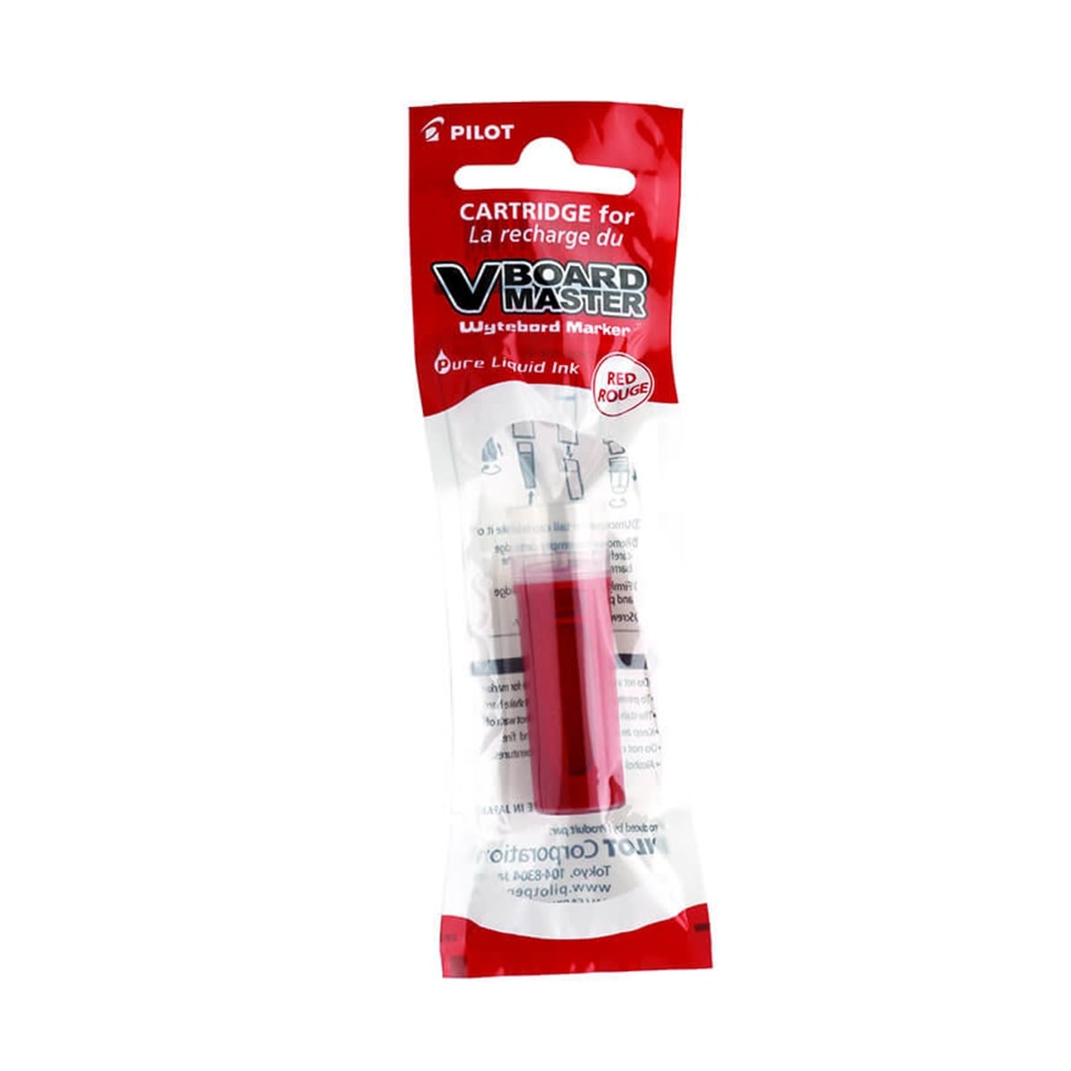 Pilot V-Board master kartuş kırmızı wbs-vbm-r