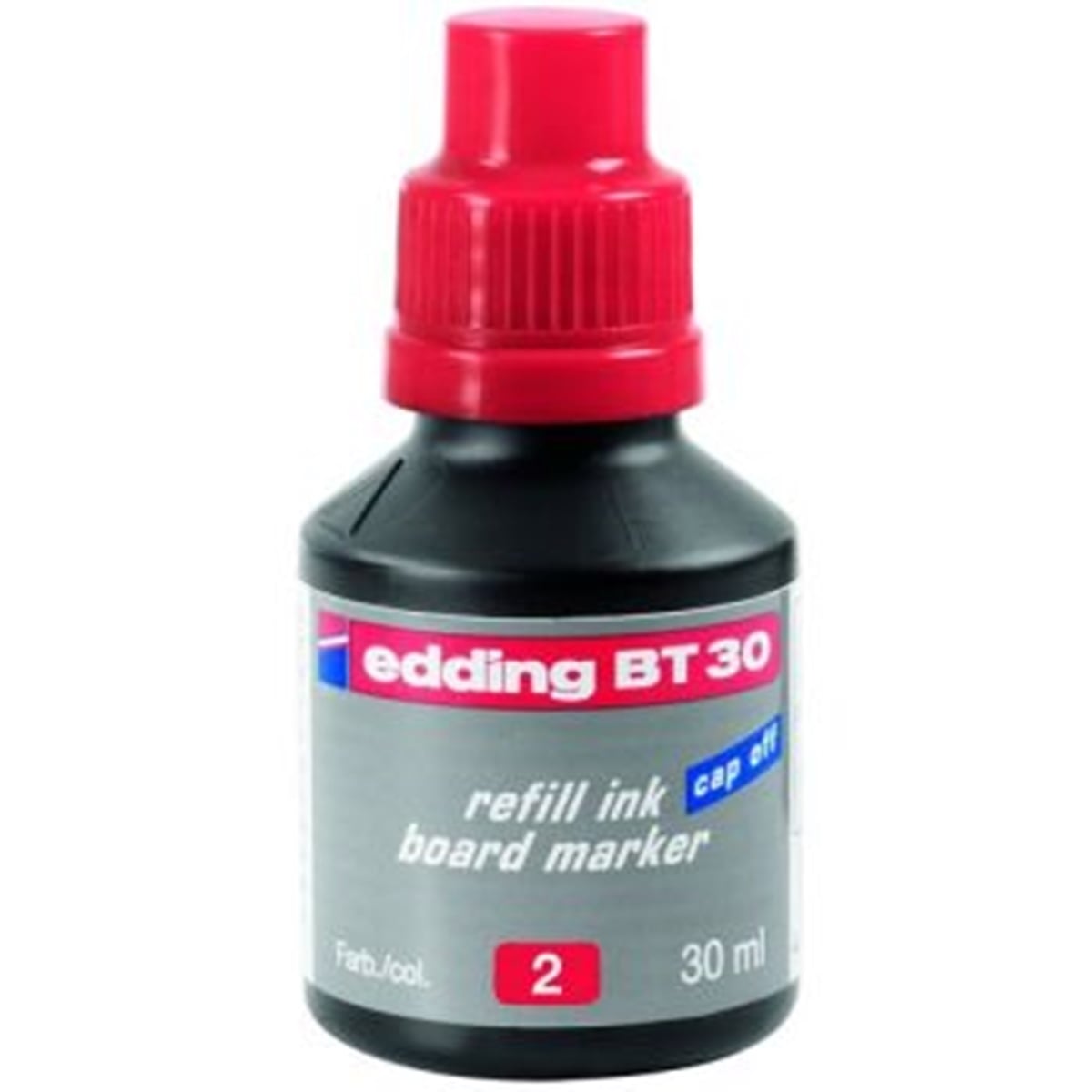 Edding bt-30 yazı tahtası mürekkebi kırmızı 30ml