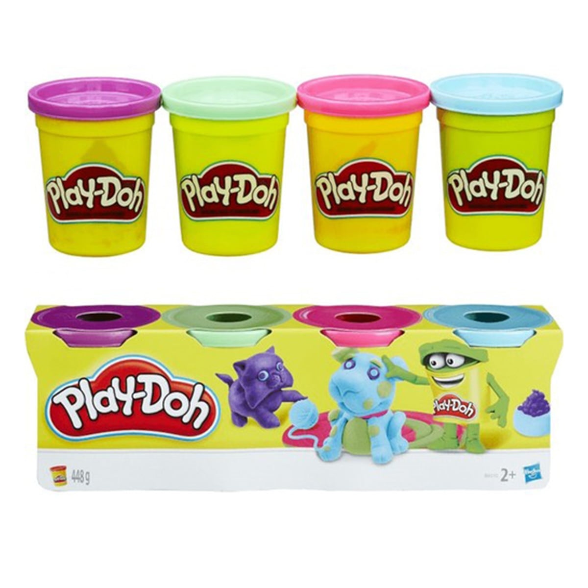 Play Doh oyun hamuru 4'lü 448 gr b5517