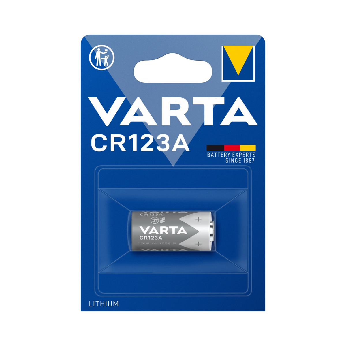 Varta CR123A Lityum Pil 3 Volt 6205