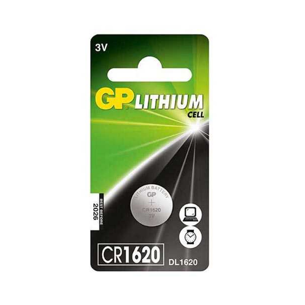 GP Lityum Pil Cr1620 3 Volt