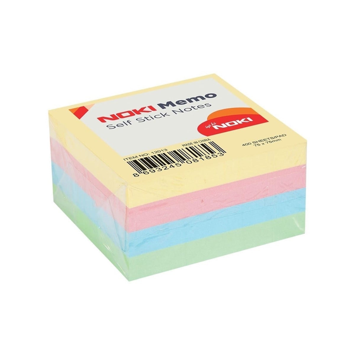Noki memo küp Post-it 76x76 12013 pastel 400yp.