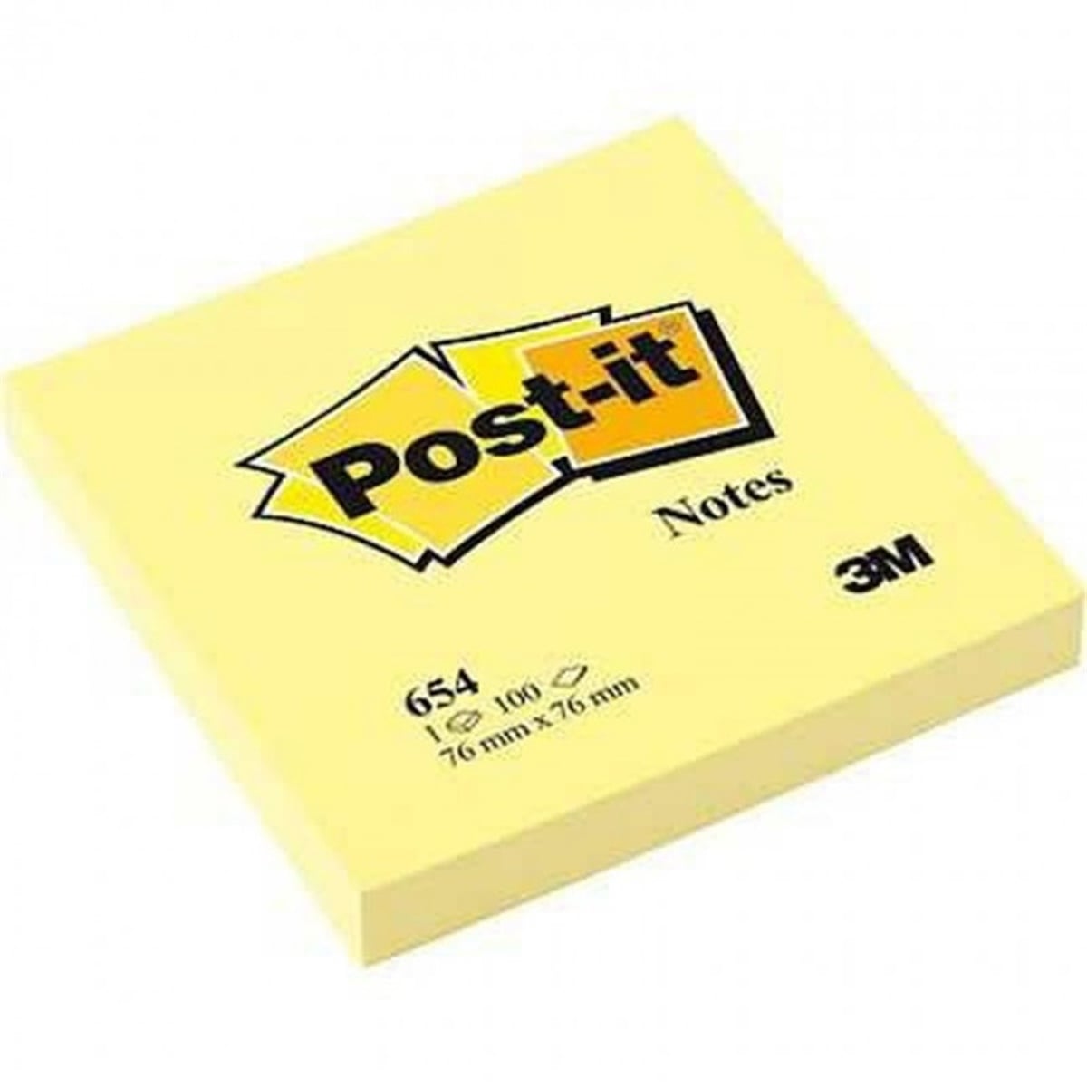 3m Post-it 654 sarı 76x76