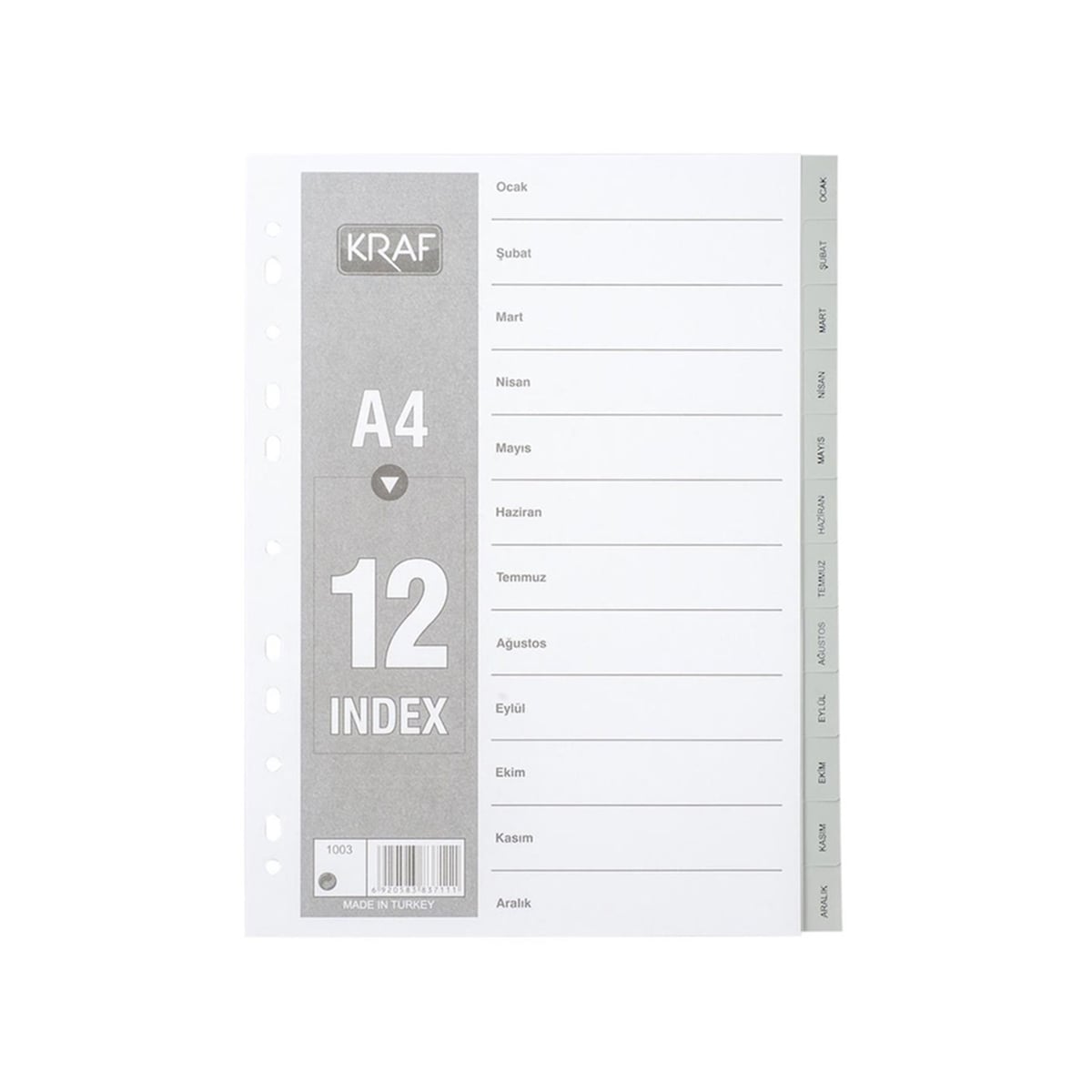 Kraf separatör ocak-aralık 1003