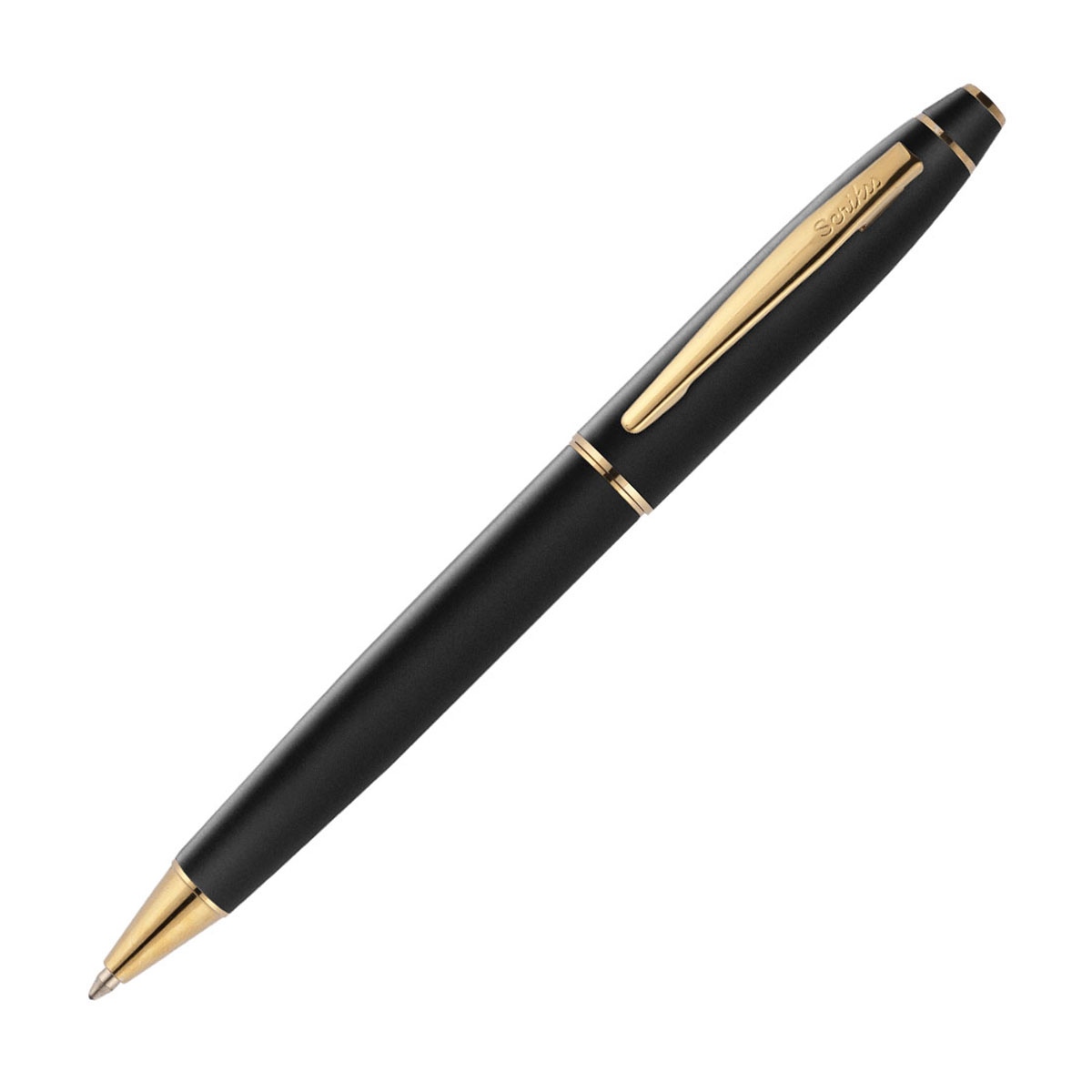 Scrikss mat siyah altın tükenmez kalem 35
