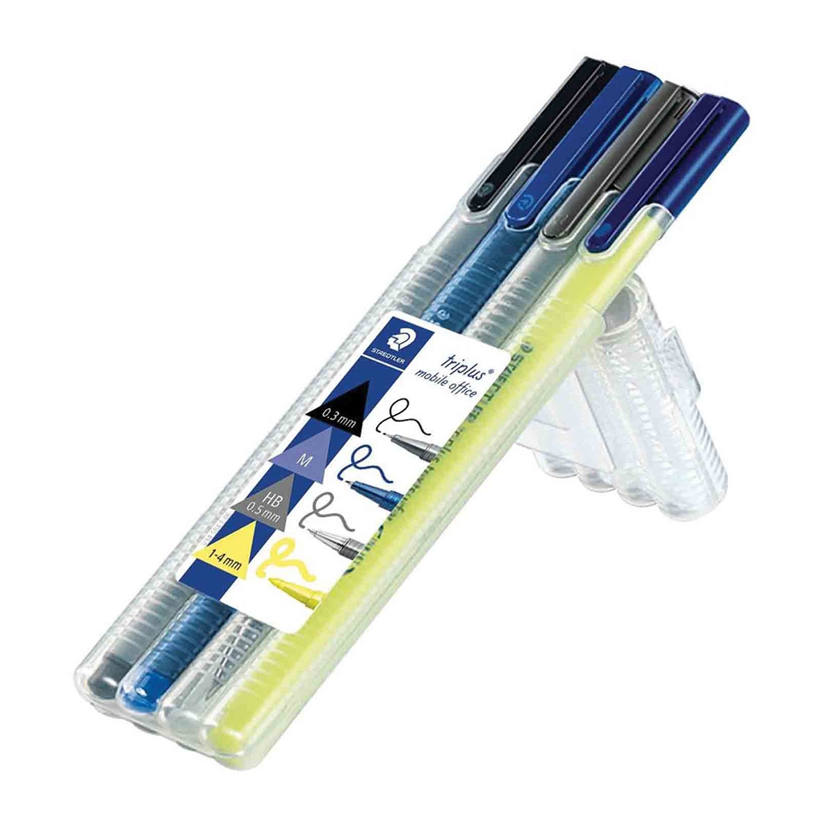 Staedtler triplus 34 sb4 kalem seti 4'lü