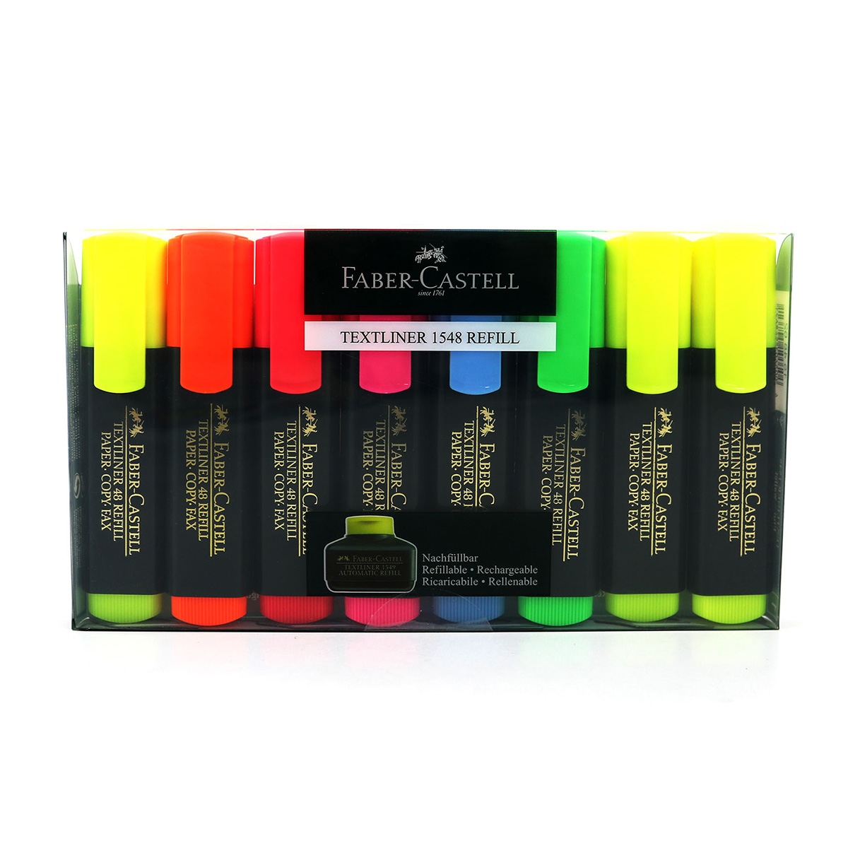 Faber Castell fosforlu kalem 154862 6+2 set