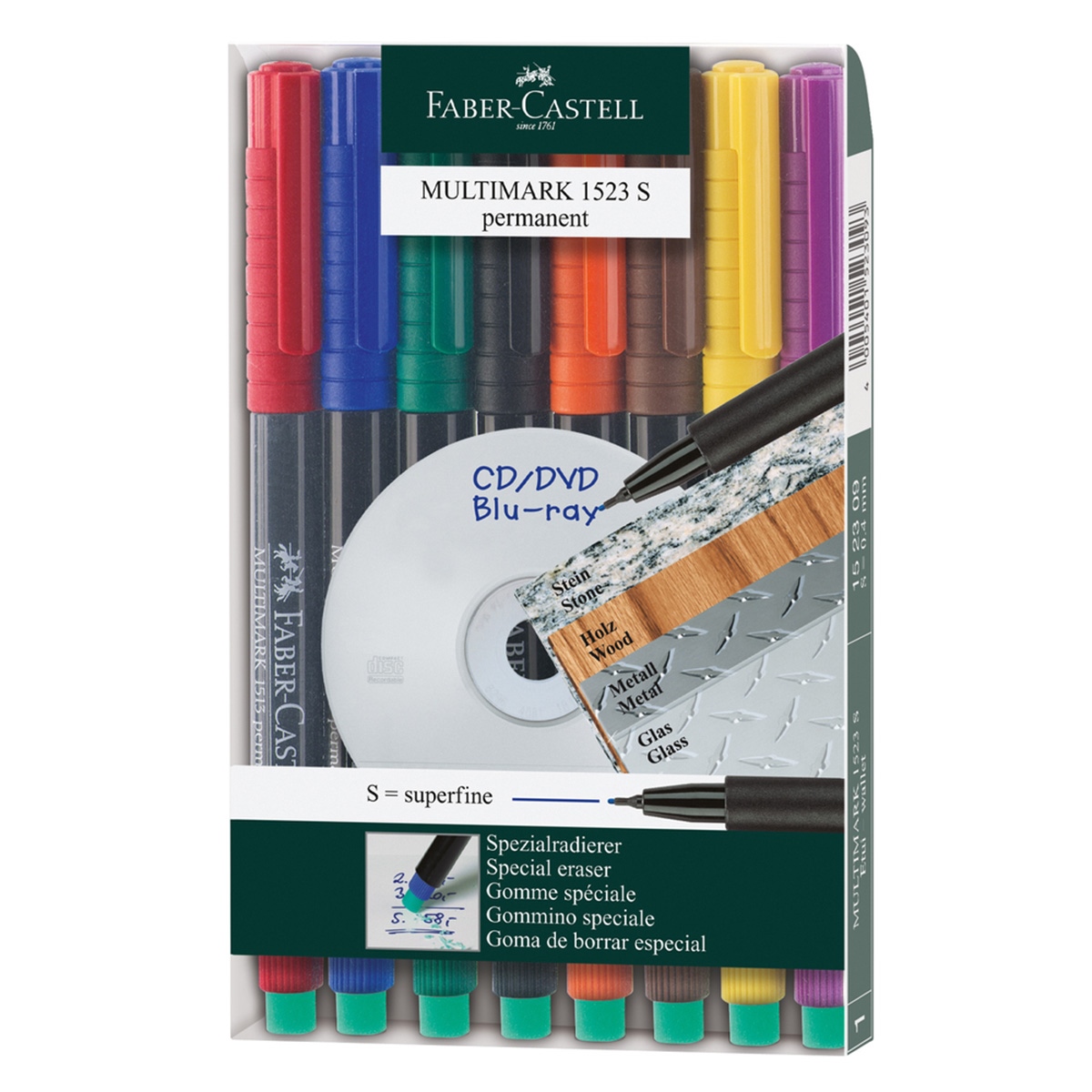 Faber Castell asetat kalem 8'li (s)1523