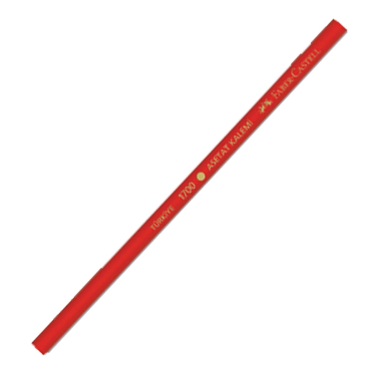 Faber Castell asetat boya kalemi fc-1700 kırmızı