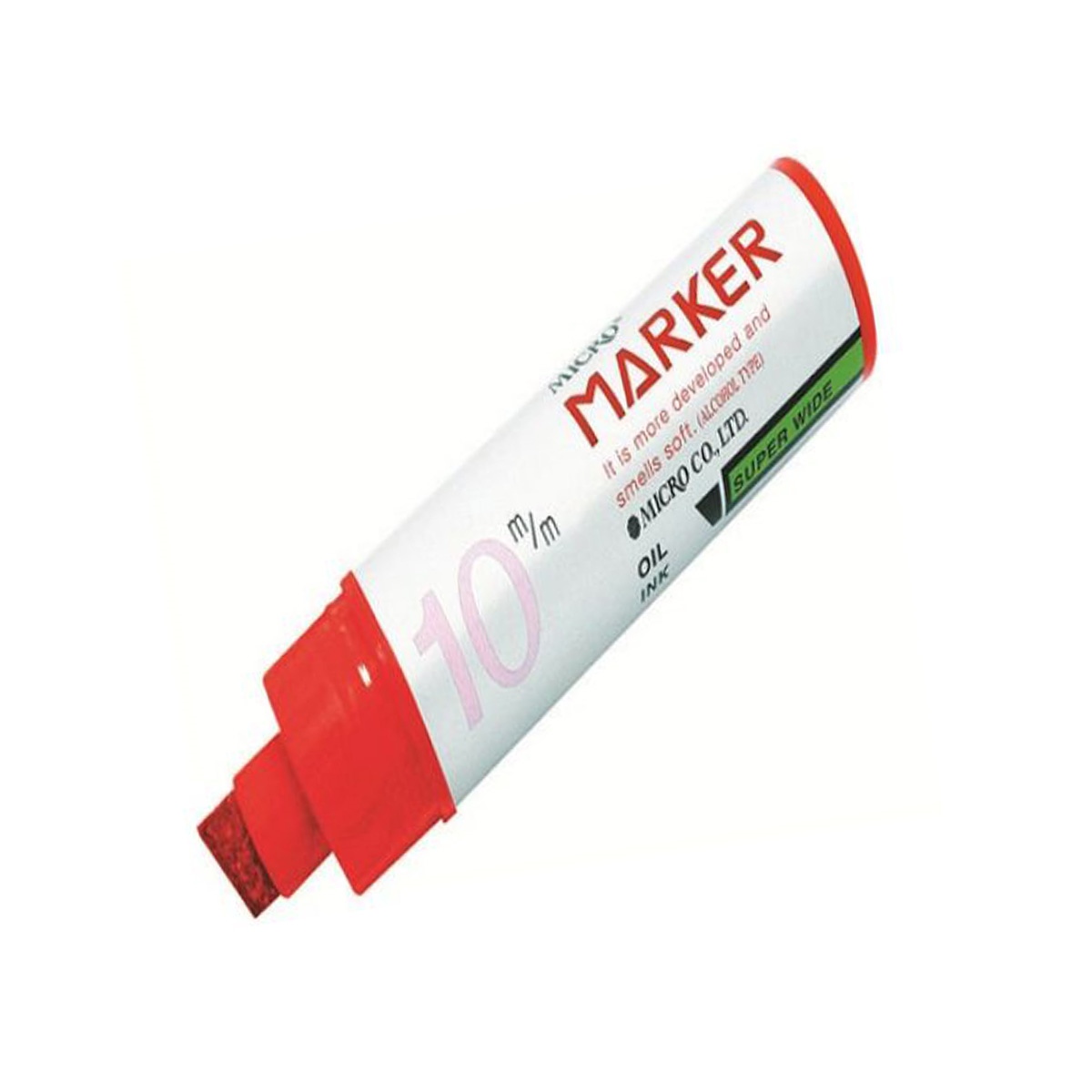 Micro markör kırmızı 10mm mmp-1001/k