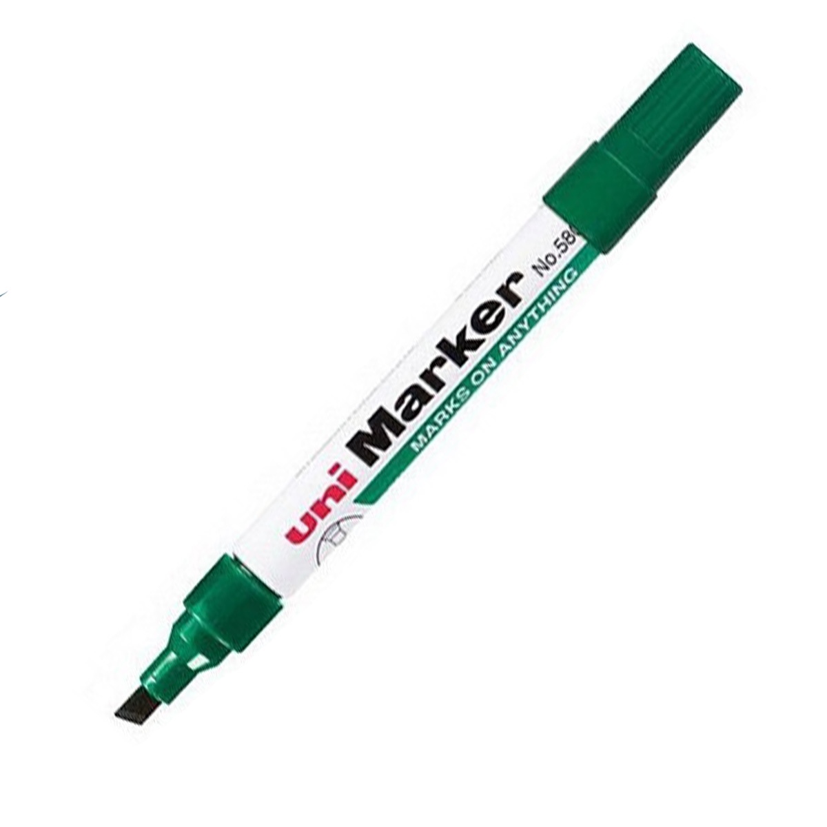 Uni-ball 580b yeşil kesik uç markör (1.0-5.0mm)