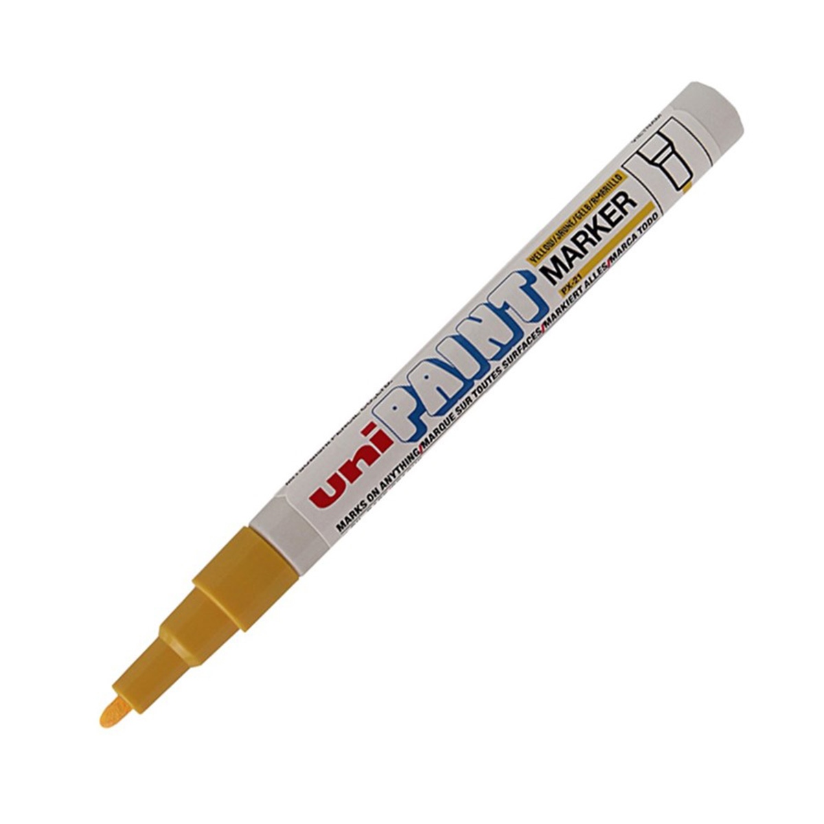 Uni-ball px-21 sarı paint markör