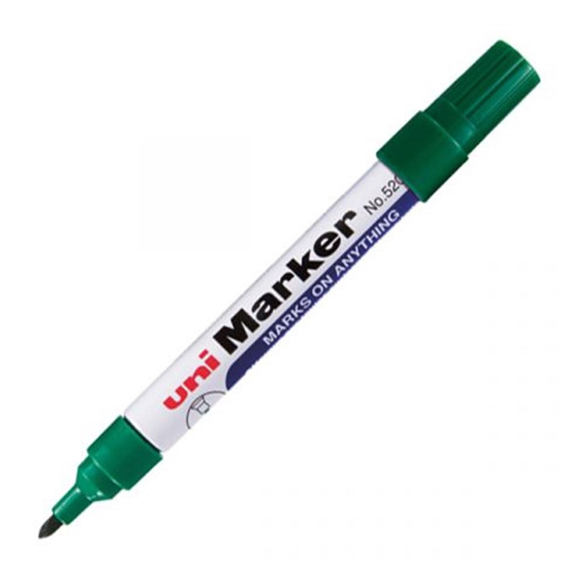 Uni-ball 520f yeşil permanent markör (1.0-3.0mm)