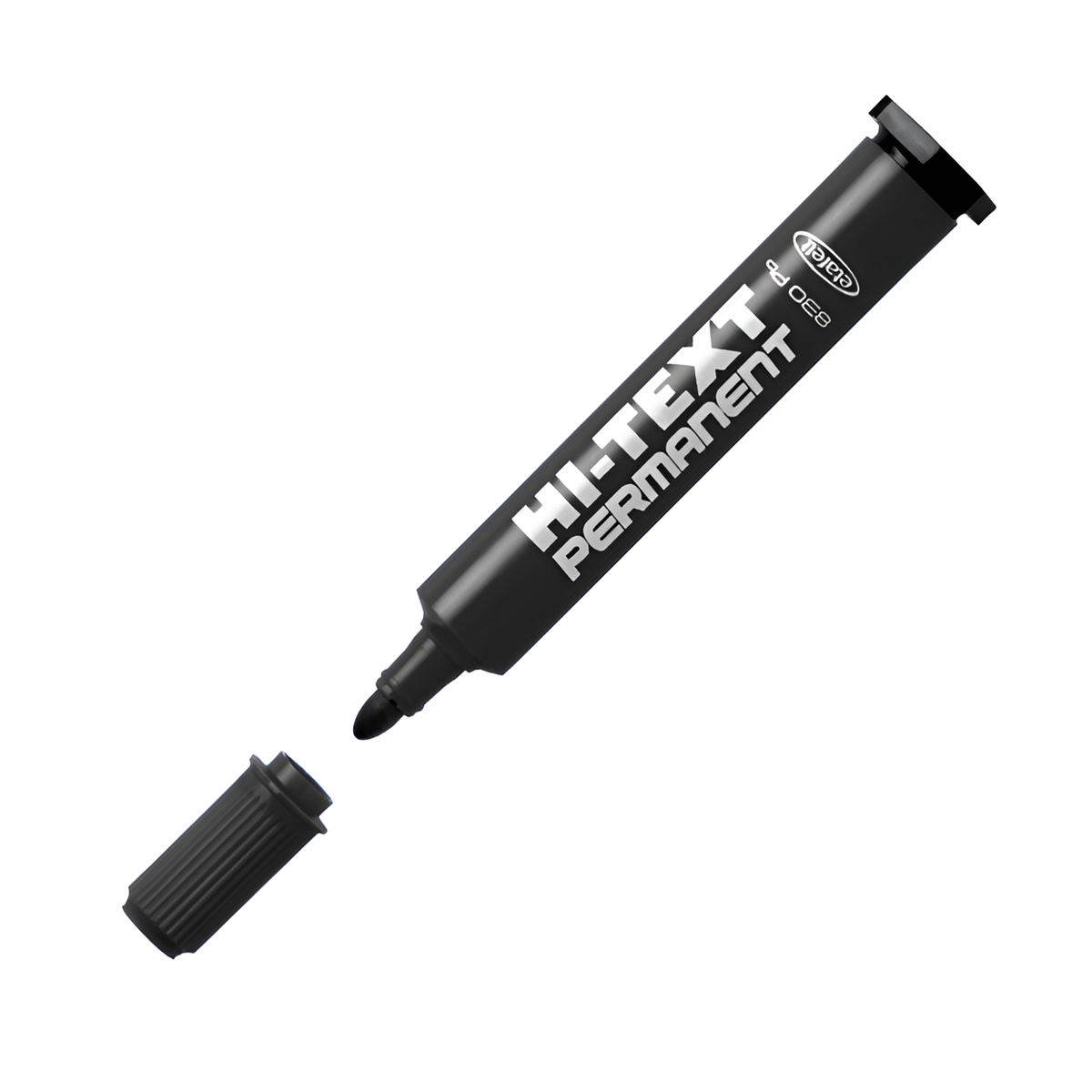 Hi-TEXT 830pbs siyah yuvarlak uç marker