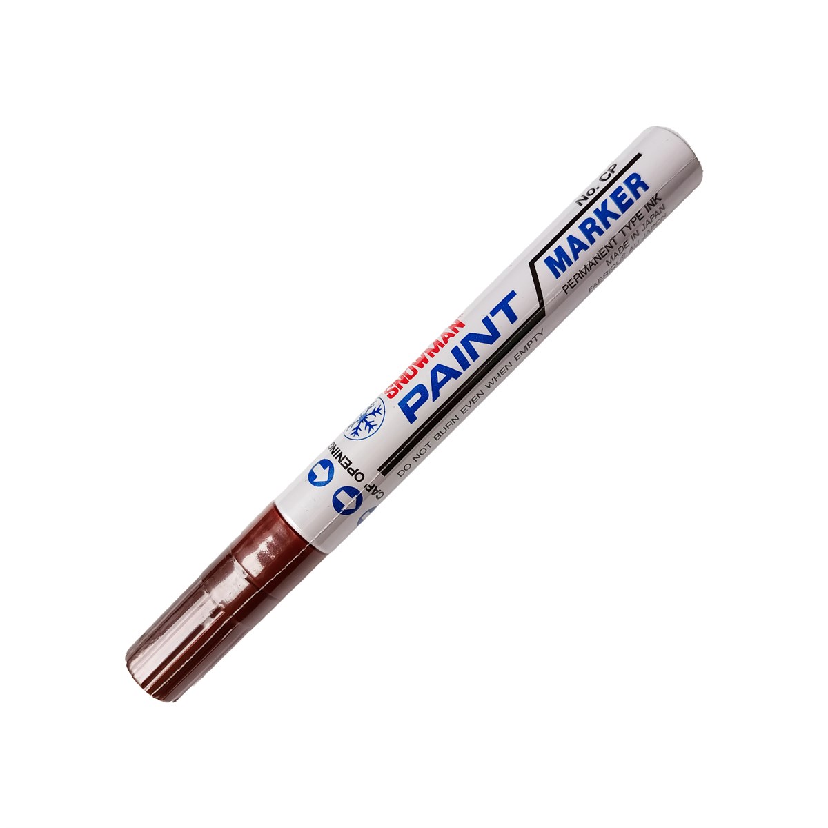 Snowman CP-12 Paint Marker Kahverengi Permanent Marker