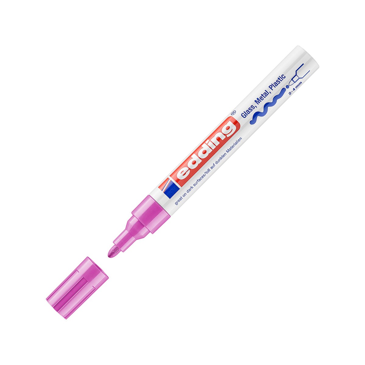 Edding e-750 boya markör pembe 2-4 mm