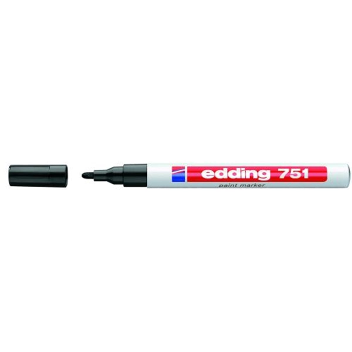 Edding e-751 boya markör kalem siyah 1-2 mm