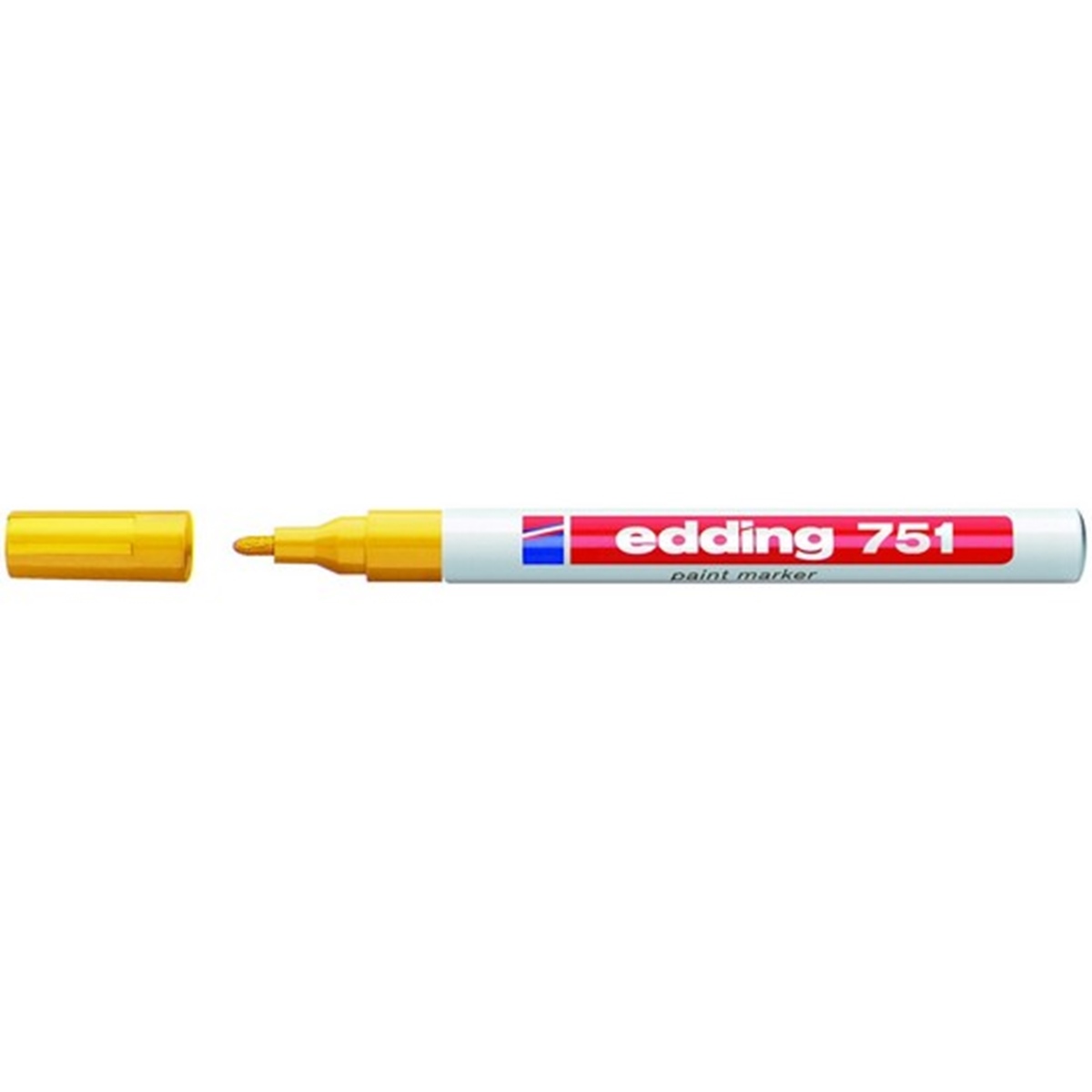 Edding e-751 boya markör kalem sarı 1-2 mm