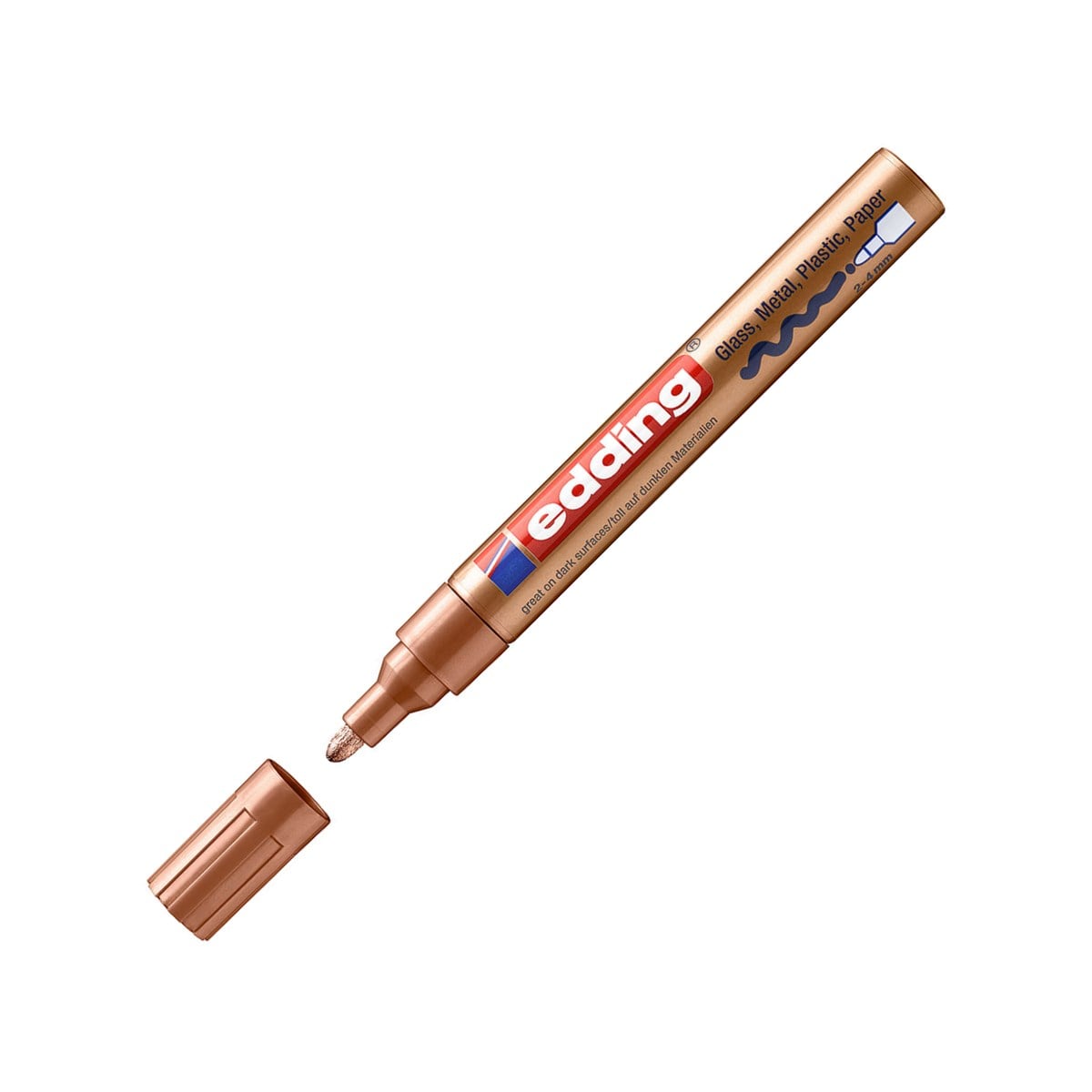 Edding e-750 boya markör bakır 2-4 mm
