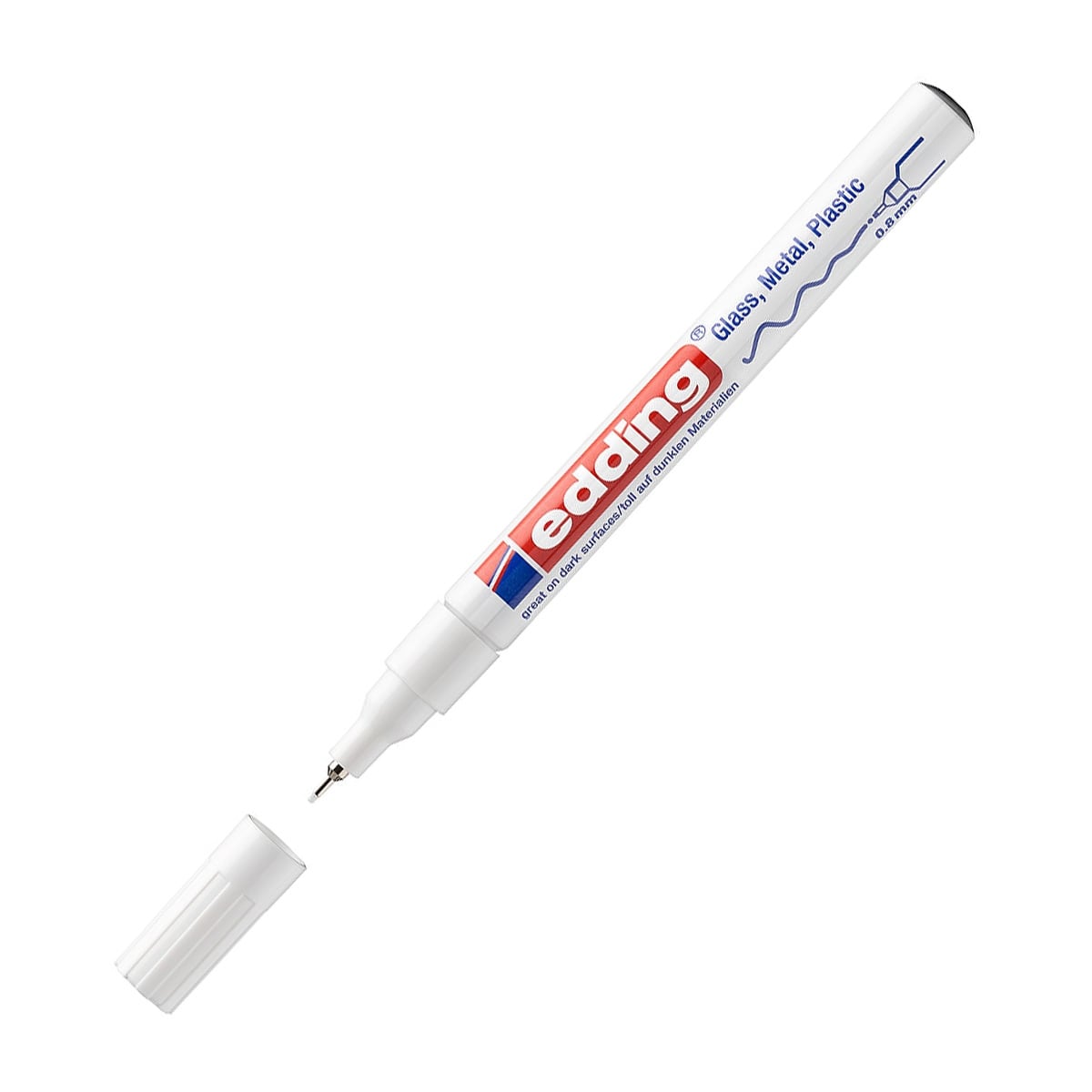 Edding e-780 boya markör kalem beyaz 0,8 mm
