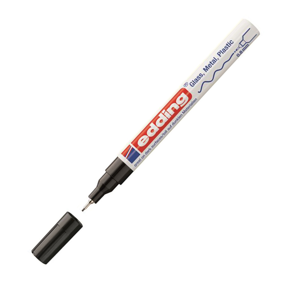 Edding e-780 boya markör kalem siyah 0,8 mm