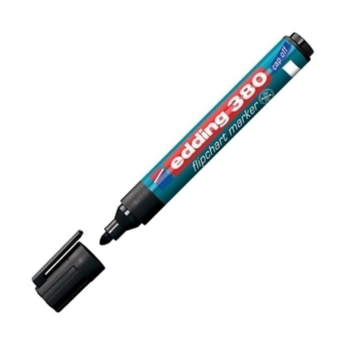 Edding E 380 Flipchart Kalemi Siyah Yuvarlak Uç
