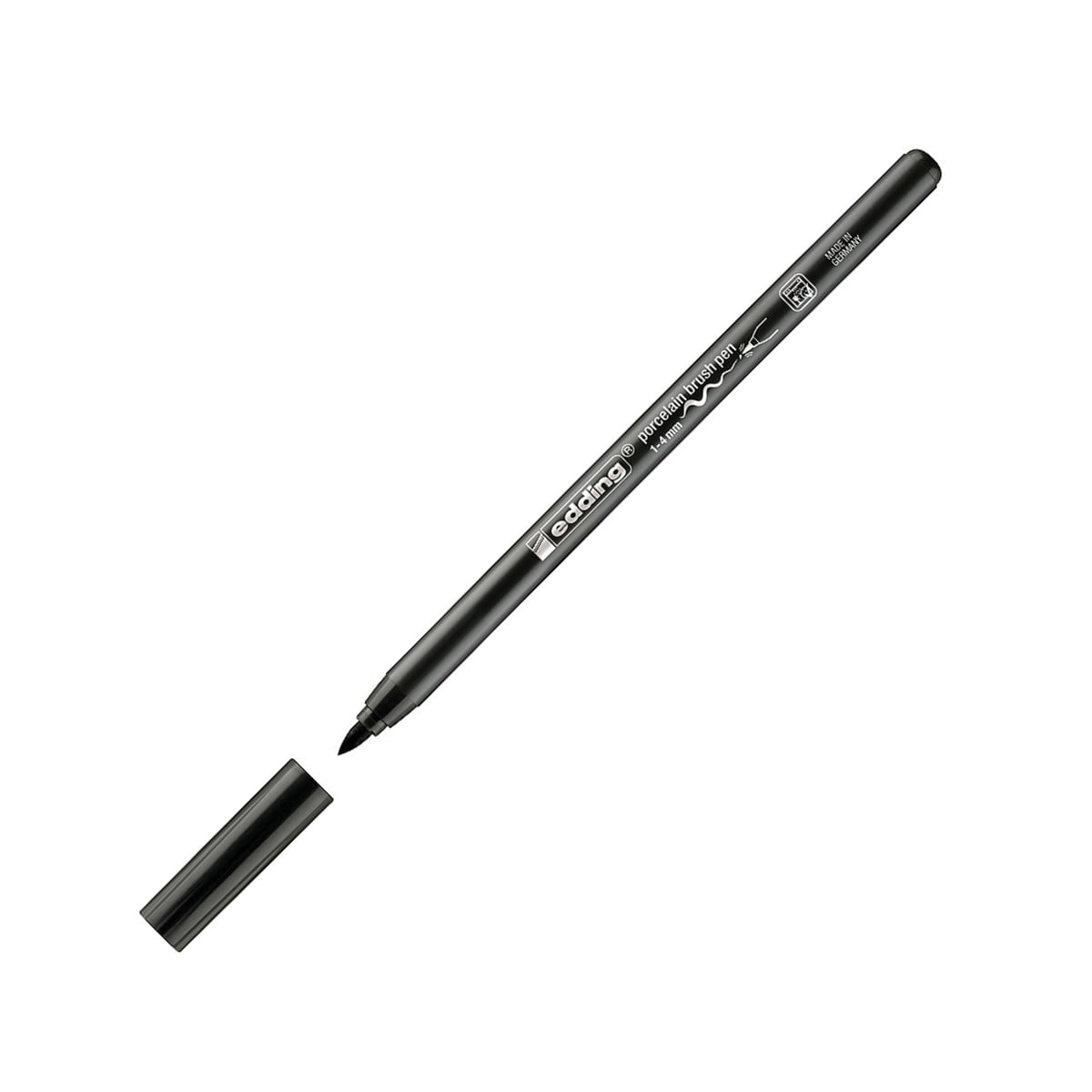 Edding E-4200 Porselen Kalemi Siyah 1-4mm