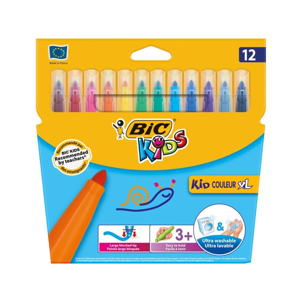 Bic keçeli kalem kids couleur 12 renk xl 8289662