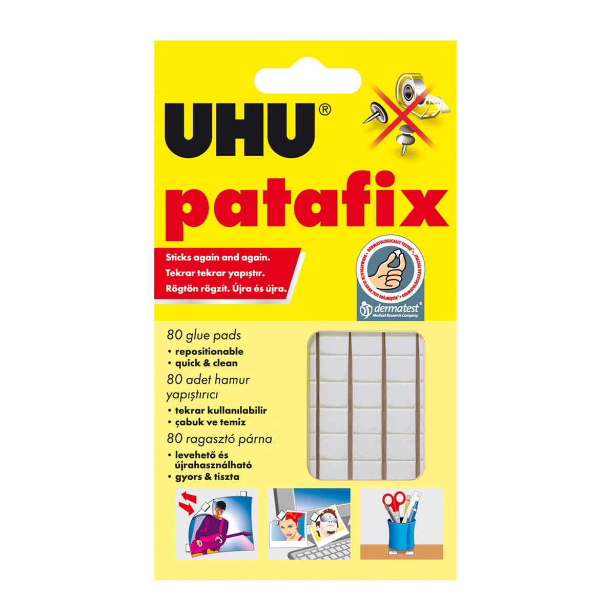 UHU yapıştırıcı Patafix 41710 beyaz