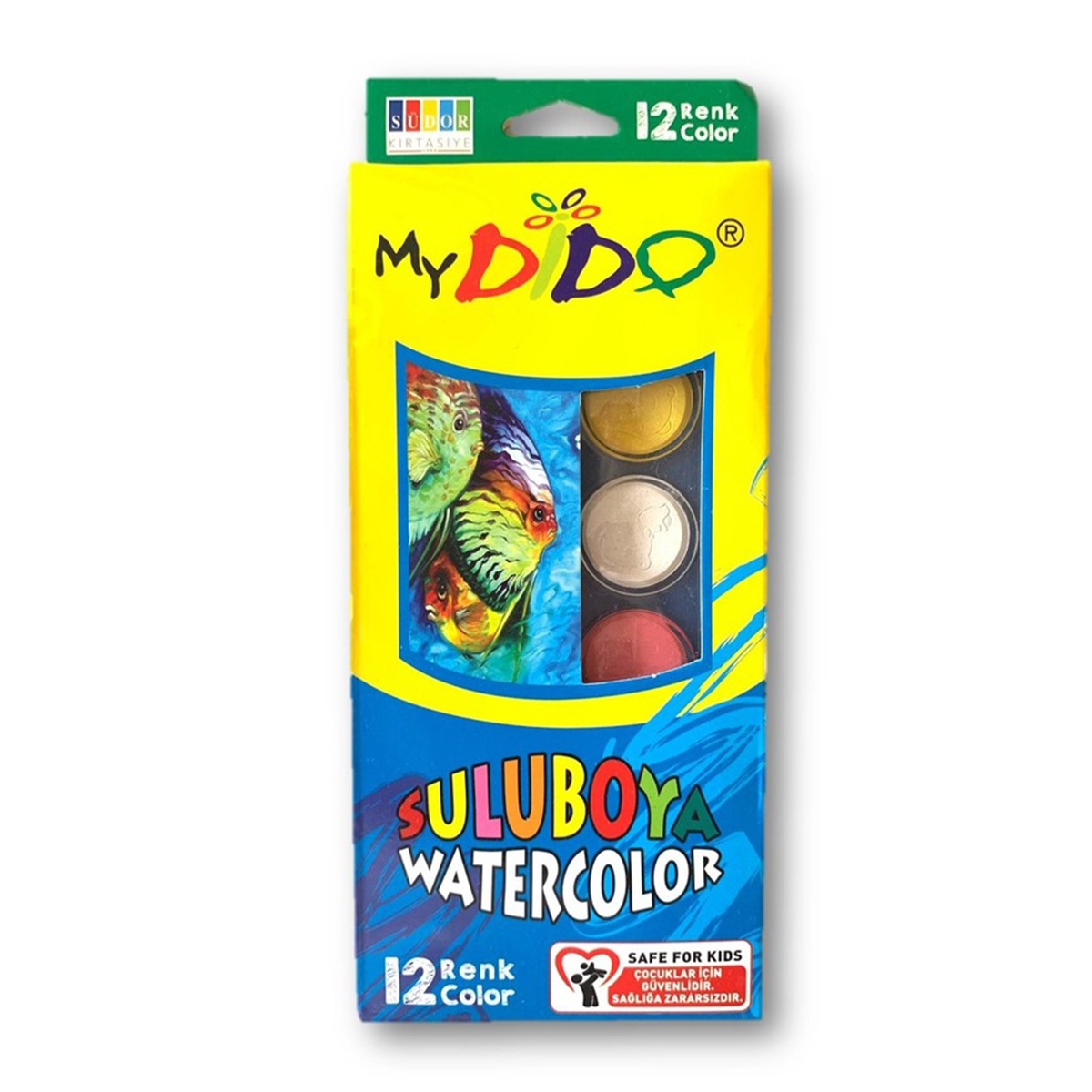 Mydido sulu boya 12li orta my0125