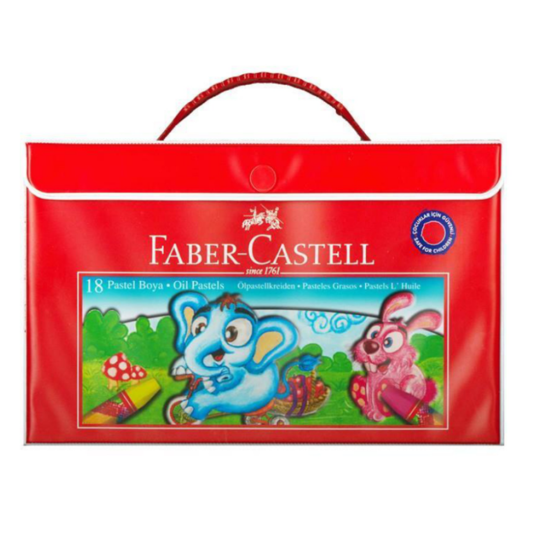 Faber Castell Pastel 851 18 Renk Plastik Çanta 125119