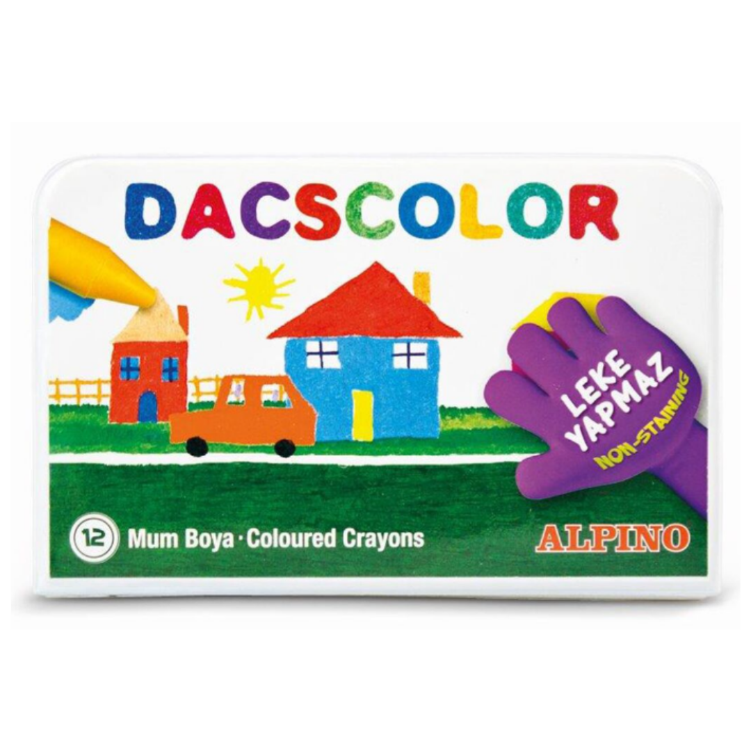 Alpino Mum Boya 12 Renk Üçgen DC-050290 Dacs Color