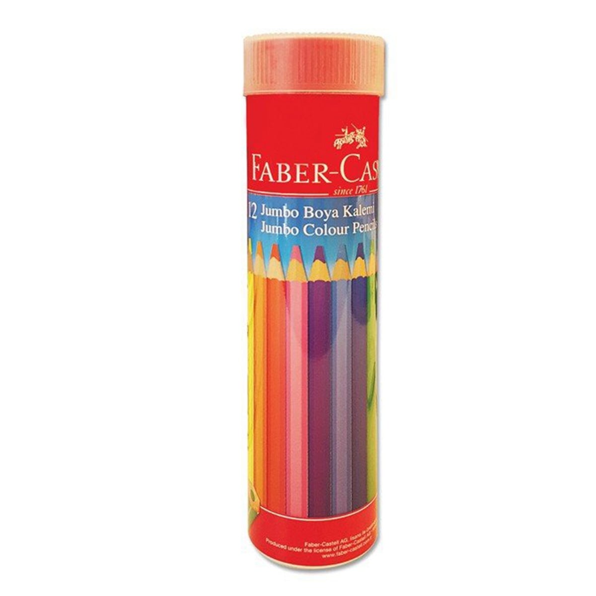 Faber Castell kuru boya 12'li metal tüp 1686