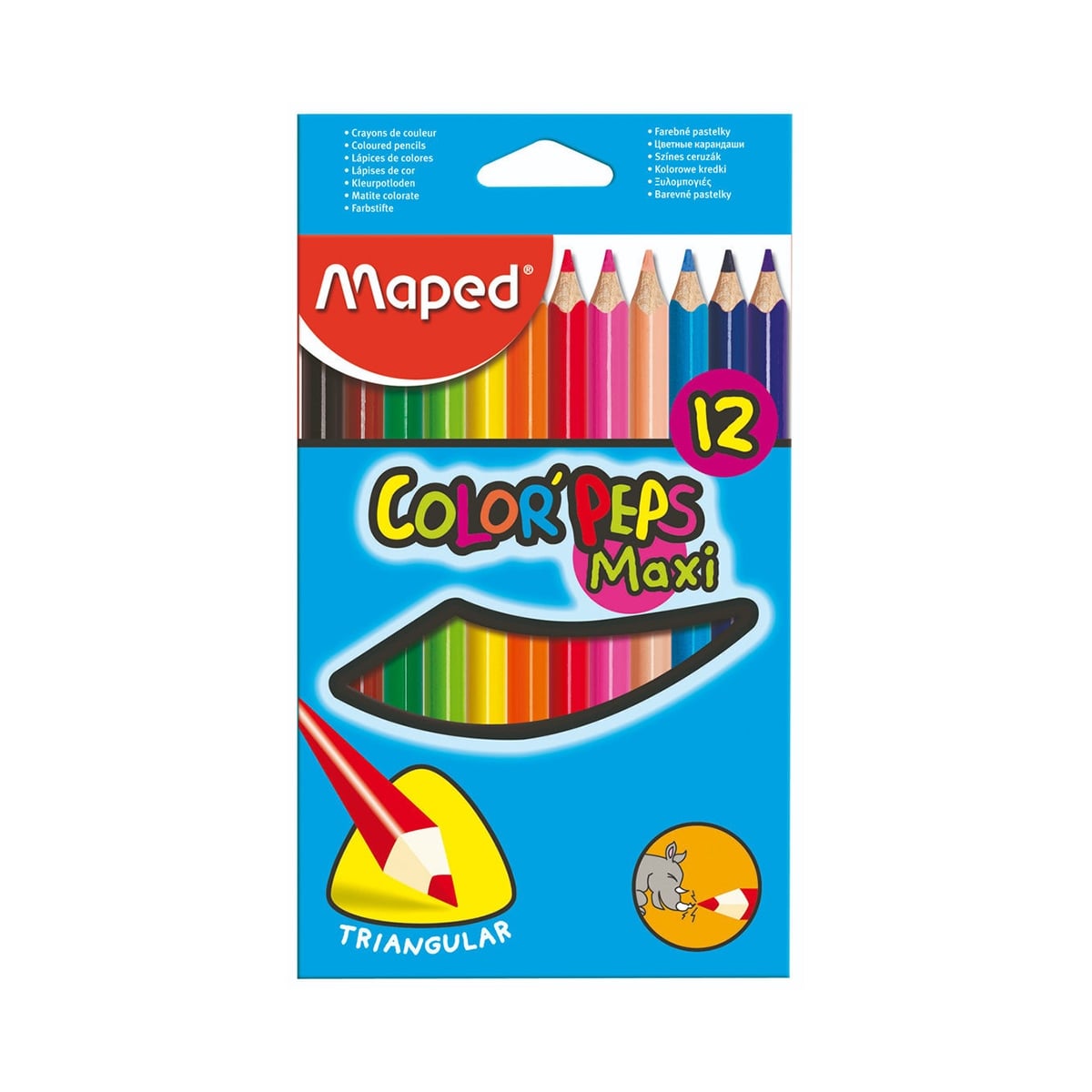 Maped Kuru Boya Kalemi 12'li Color Peps Maxi 834010