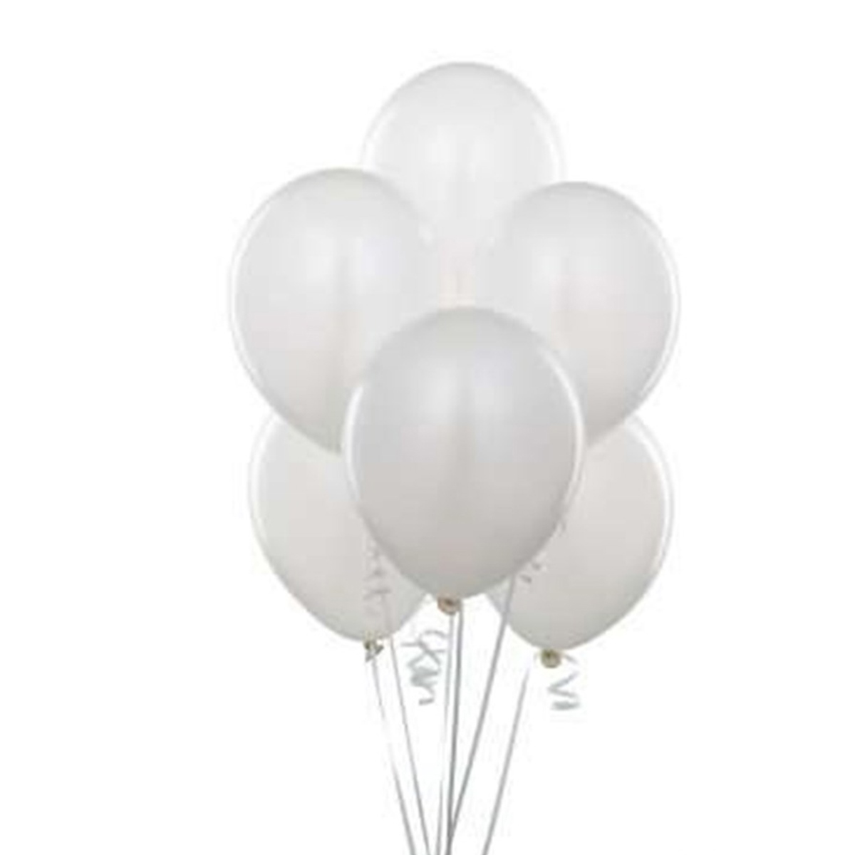 Nedi Balon Metalik Beyaz 100'lü Nedi-Pm-72012