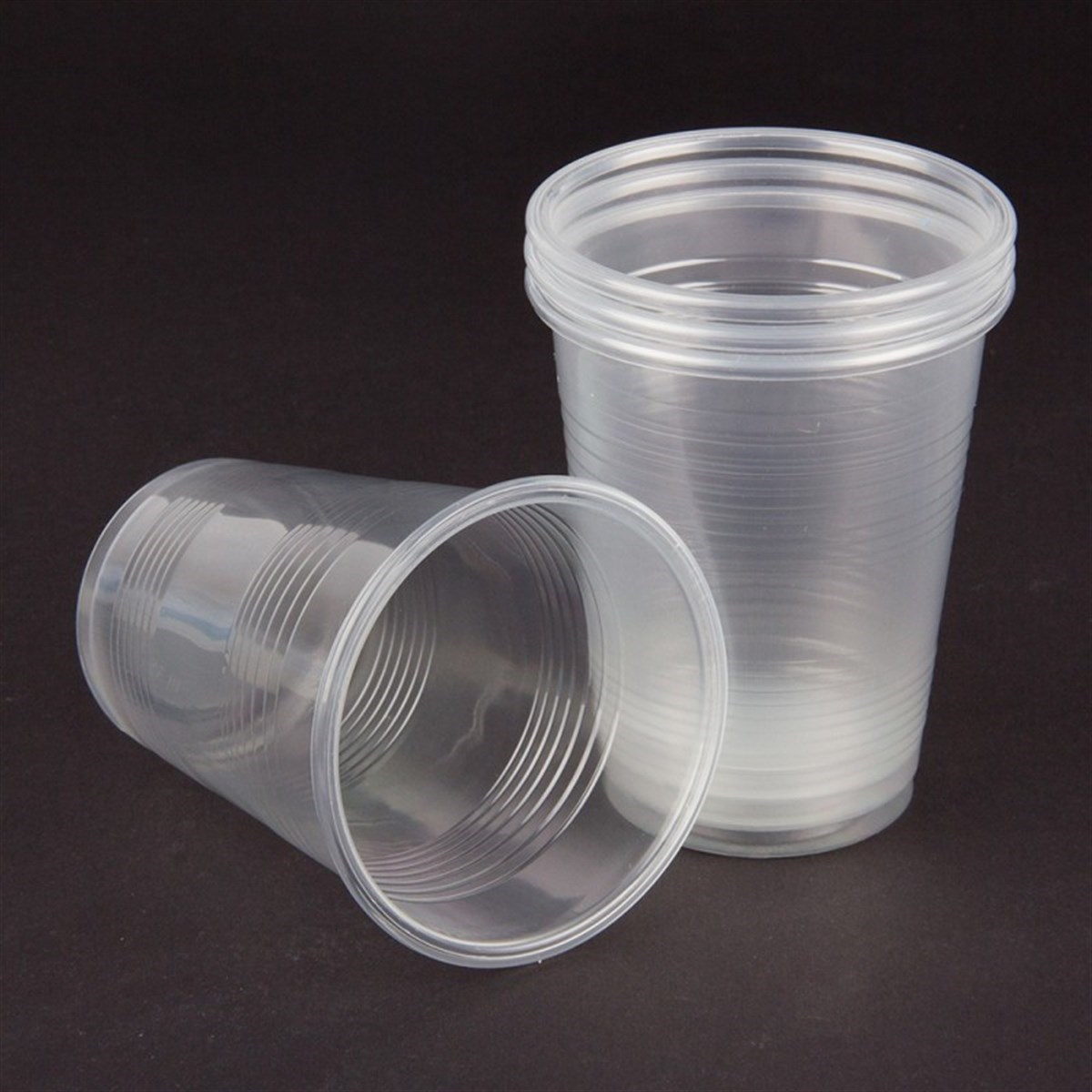 Teknik Plastik Ekonomik Pet Bardak Şeffaf 7 Oz 180 cc 100 Adet