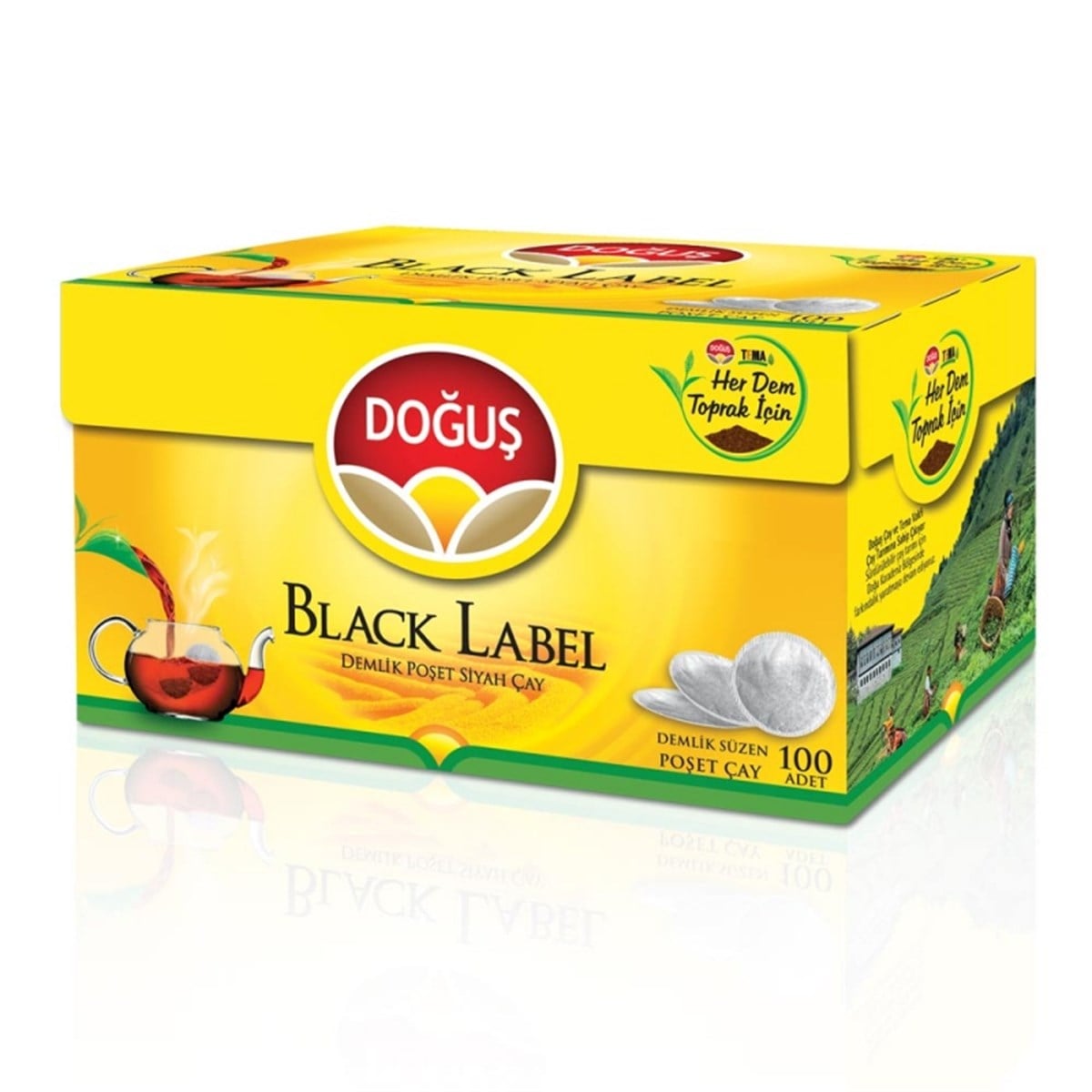 Doğuş Black Label Demlik Poşet Çay 100 adet 3,2 Gr