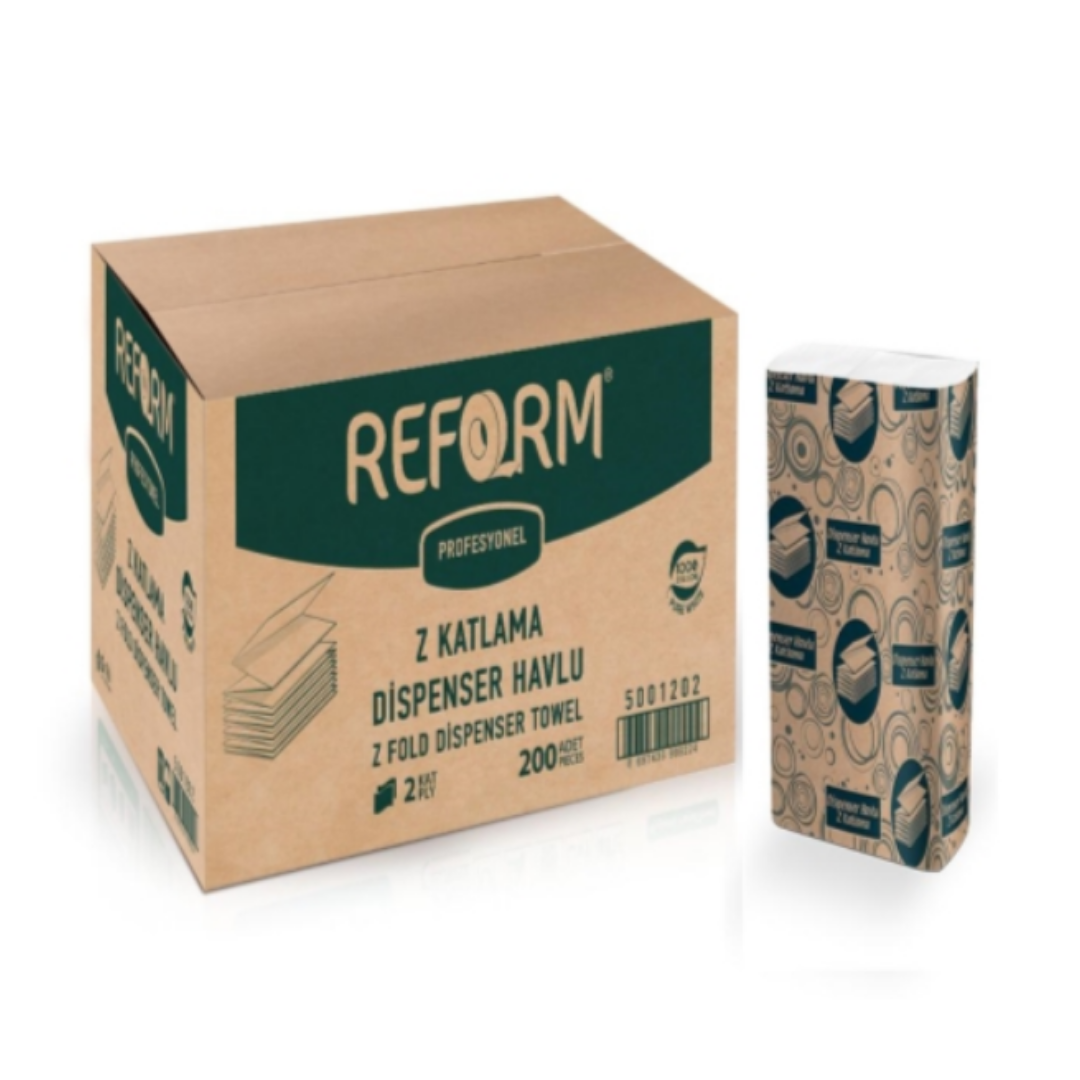 Reform Z Katlı Havlu Trend 20*23 CM 300 GR.12'Li