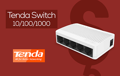 Tenda Switch 10/100/1000 10/100 mbps port