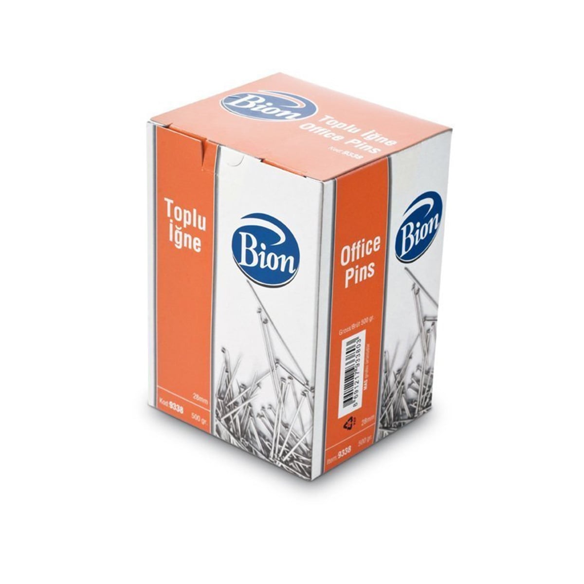 Bion 9338 toplu iğne 28mm 500gr