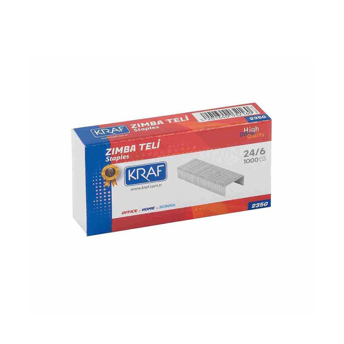 Kraf zımba teli 24/6 235g beyaz
