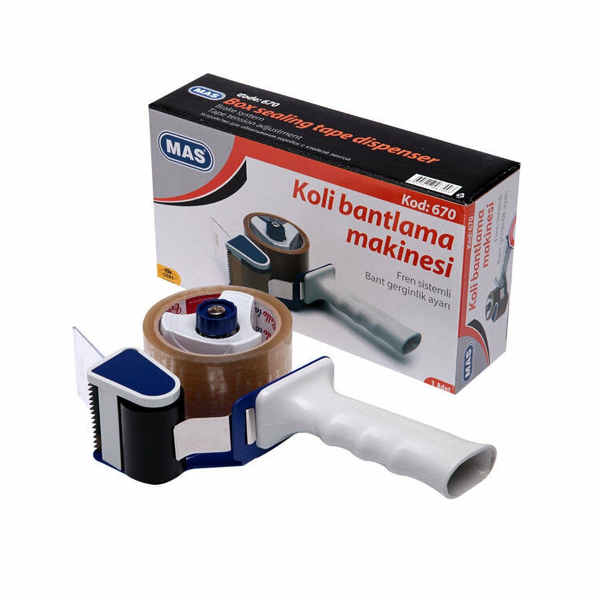 Mas 670 koli bant makinası (5 cm)