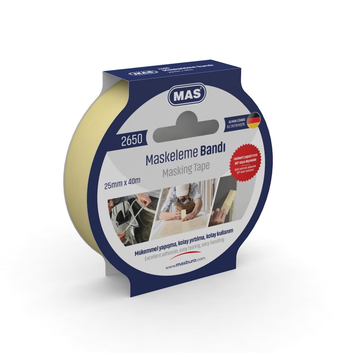 Mas Maskeleme Bandı 25mm x 40m 2650