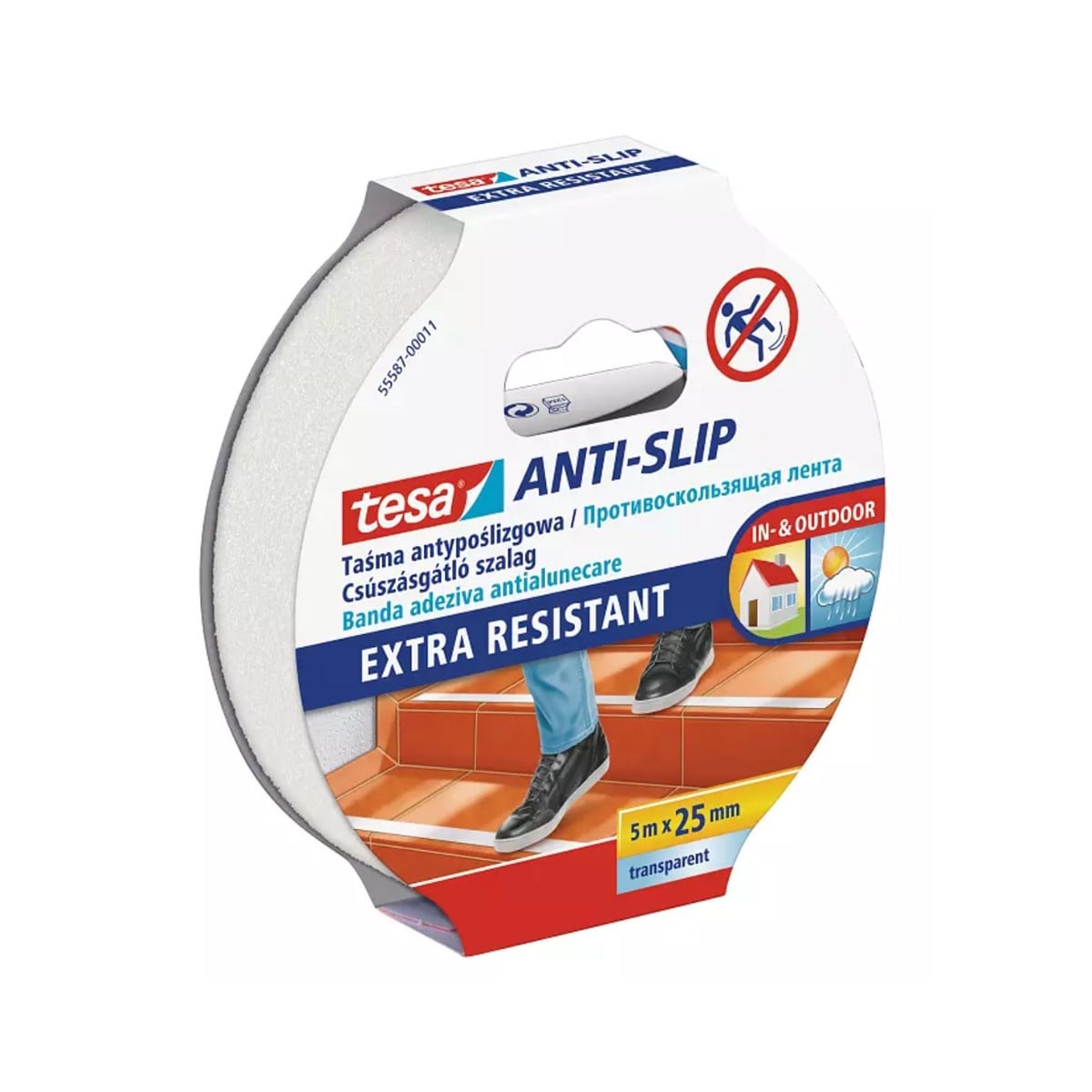 Tesa Merdiven Kaydırmaz Bant 25mm x 5m