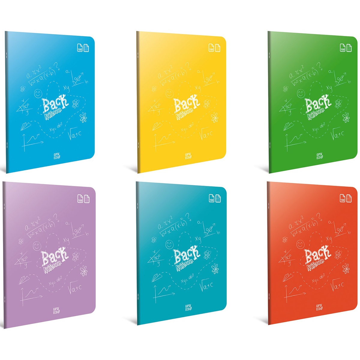 Gıpta A5 Defter 80 Yaprak PP Kapaklı Eko Back 4995
