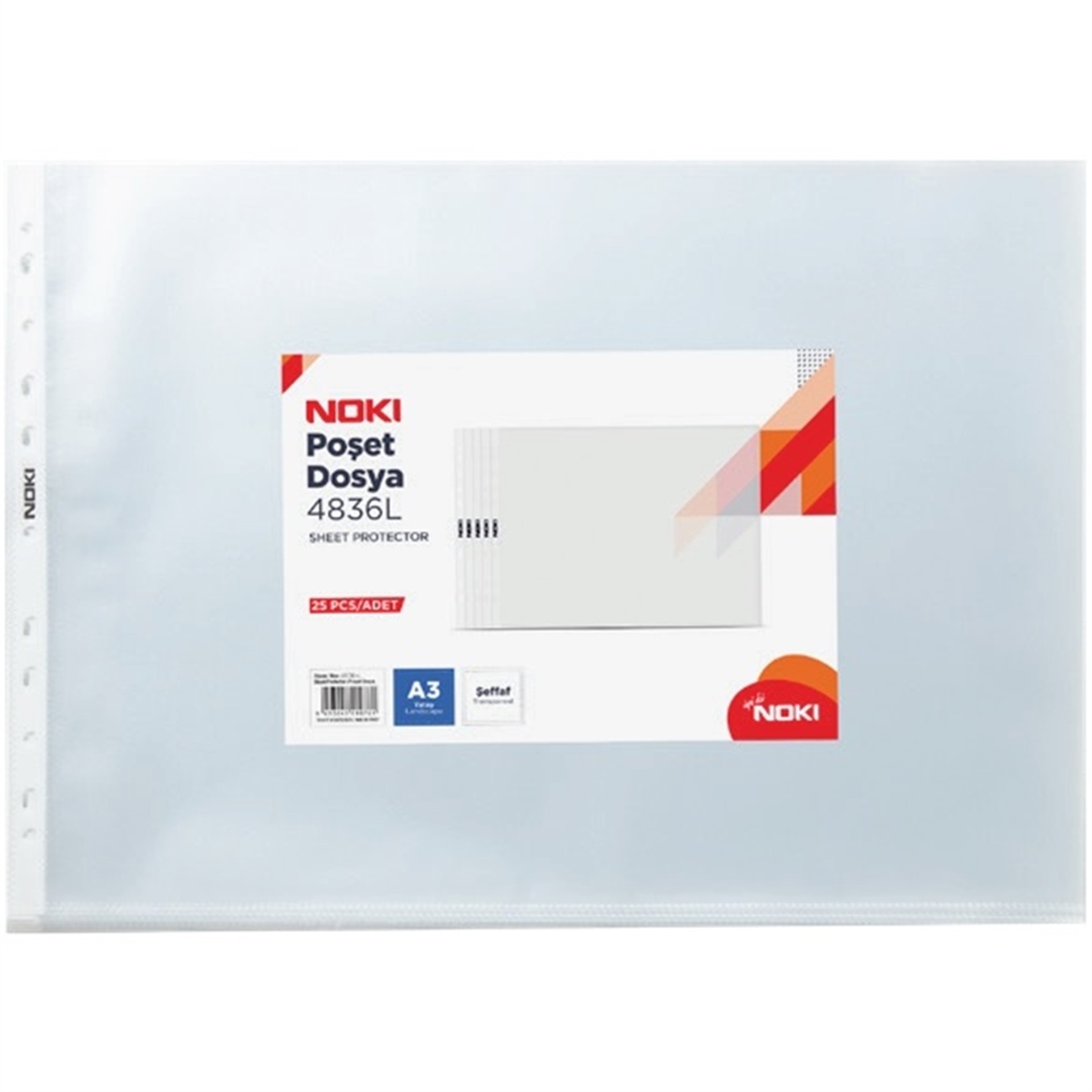 Noki A3 poşet dosya yatay 4836l